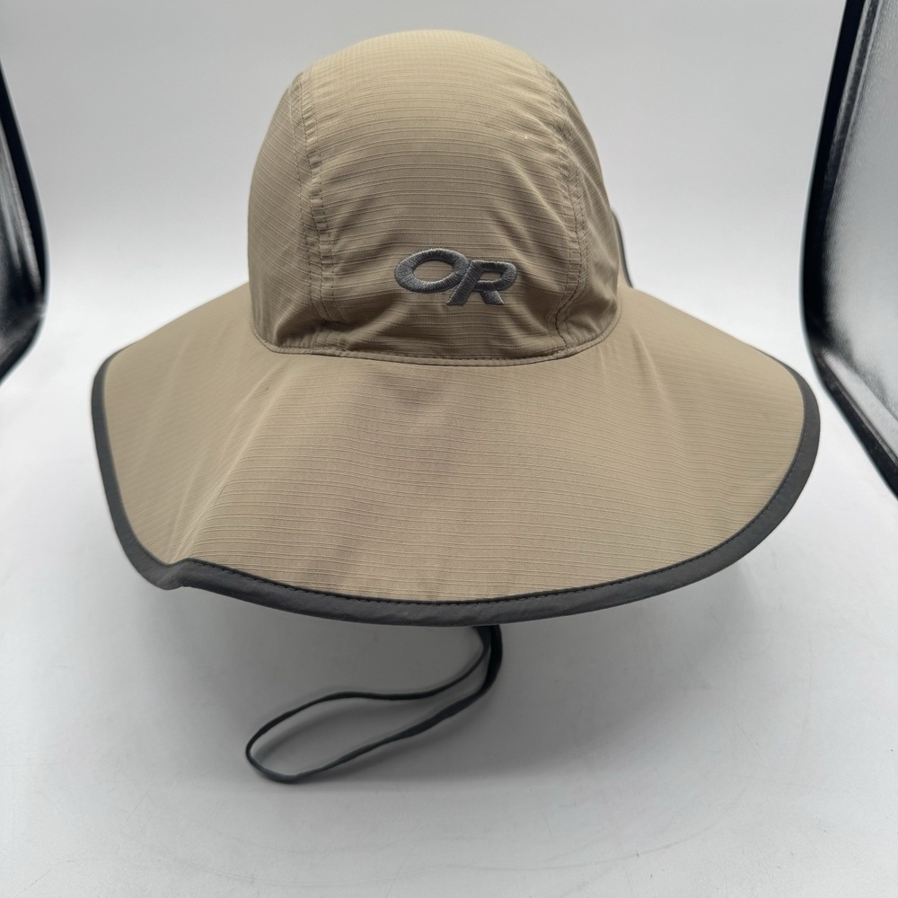 Outdoor Research Boonie Sun Hat Mens Small Waterproof Fishing Drawstring Beige